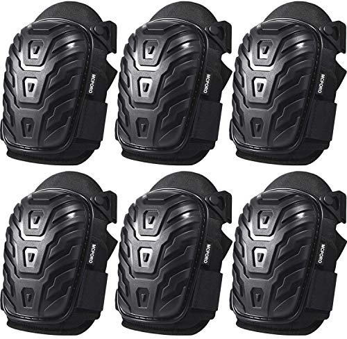 Genouillères professionnelles pour le travail – Respirantes et résistantes avec rembourrage en mousse pour la construction, le jardinage, le sol avec sangles antidérapantes réglables (3)