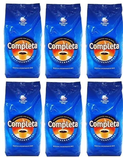 6 x Completa Kaffeeweißer (6 x 1 Kg) Coffee Creamer inkl. Gratis Five Star Kugelschreiber