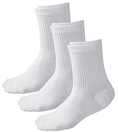 vitsocks Mujer Calcetines Deporte Fibra BAMBÚ Crew (3 PARES) Skate Tenis Finos Antiampollas Deportivos Clasicos