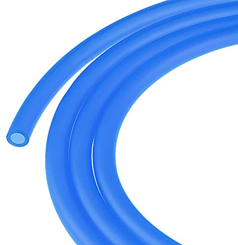 sourcing map Tuyau de carburant à essence de 5 mm x 8 mm, 1 m pour tronçonneuses, tondeuses à gazon, coupe-bordures, souffleurs, petits moteurs, bleu