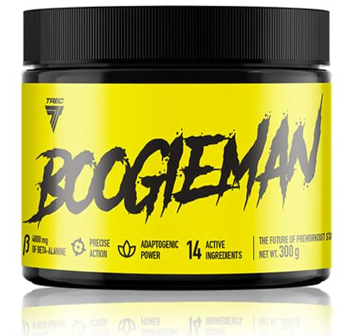 Trec Nutrition BOOGIEMAN Powder - Ultimate Pre-Workout Fuel for Explosive Energy, Muscle Pump, and Endurance Boost - Formulated with Arginine, Citrulline, Beta-Alanine (Tropical)