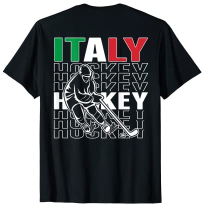 Italy Ice Hockey Fans Jersey - Support Italian Hockey Team T-Shirt