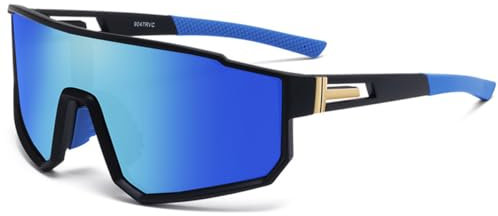 MPQDFG Sonnenbrille Herren Damen Kinder, Schnelle Brille, Fahrradbrille Polarisiert UV400- Sportbrille - Laufbrille - Sunglasses Men - Ski, Baseball, Angeln, Rennrad, Sport Brille