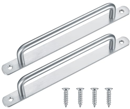 Gaomoeny 2 maniglie per porte scorrevoli, maniglia della porta scorrevole, mobile mobile mobile per armadio da cucina in acciaio inossidabile manico in metallo (225 mm)