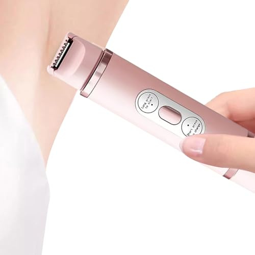 Depiladora Bikini,Recortadora Eléctrica para Bikini de Mujeres | Dispositivo Eléctrico Impermeable Doble Cabezal para Afeitar Piernas y Cuidado Zona Íntima