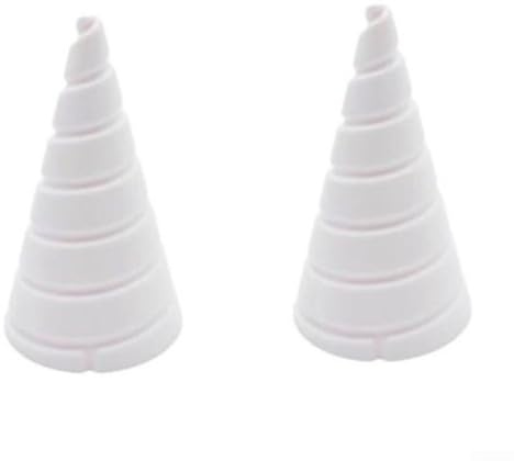 2PCS Gardening Wire Winding Tool for Making Fibonacci Copper Coils with Cone Design, Built with Strong PP Material to Support Plant Monitoring and Electrical Projects (2PCS small)