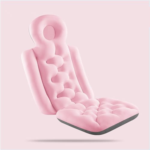 1 Alfombrilla de Almohada de baño de Cuerpo Completo | bañera SPA Mat baño Espalda Almohada | Relajación de SPA con Acolchado Grueso | Cojín Antideslizante | para remojar en la bañera | 40x93cm