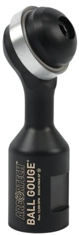 ARBORTECH Ball Gouge | Ø 30 mm Kugel-Hohlmeißel Fräser für Winkelschleifer zur Holzbearbeitung | BAL.FG.2000