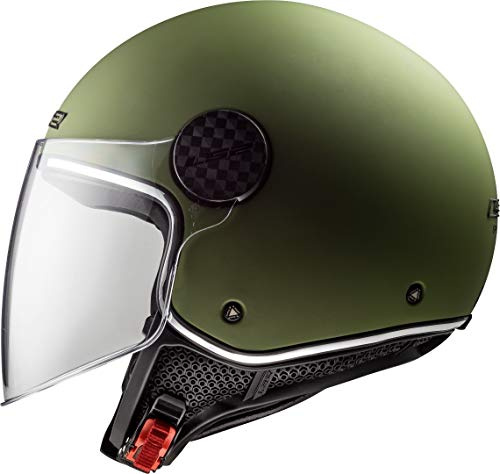 LS2, Casco Moto Jet Sphere Lux Military Green, XS