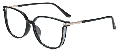 Firmoo Blaulichtfilter Brille Damen Herren ohne Sehstärke Blaulifilter Computer Brille UV400 Blaulicht Schutzbrille für Bildschirme