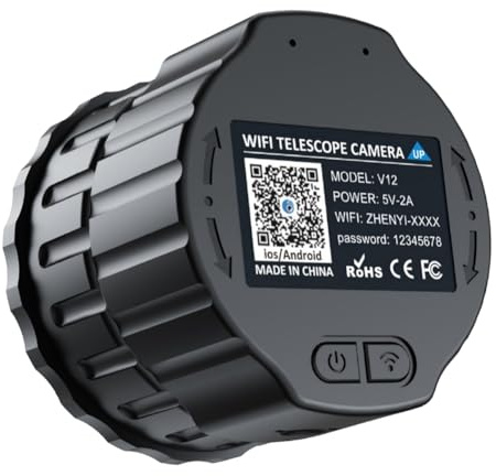 Jrifedptry 2K 4 Million High-Definition WiFi Electronic Eyepieces, Telescopes, Bird Watching and Other General-Purpose Calibers Easy Install Easy to Use