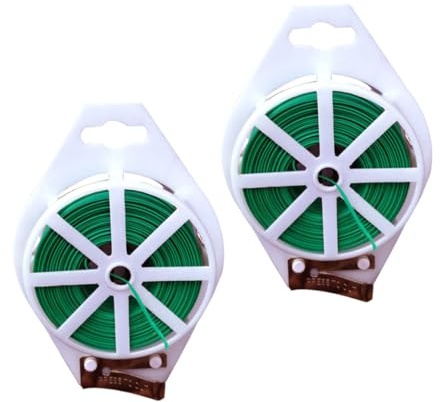 IWOWHERO 1Rollo Jardín de Metros de Plantas Flexibles Enredaderas y Arbustos Resistente y Duradero Sujetar Plantas Exteriores
