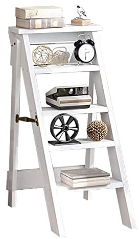 Silla de escalera plegable multifuncional, taburete de seguridad antideslizante para cocina, oficina y biblioteca, diseño que ahorra espacio