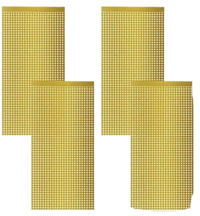 4 Piezas de telón de Fondo Dorado for Fiesta de cumpleaños, Cortina con Lentejuelas, decoración de Boda, Fondo de Ducha, telón de Fondo for Aniversario de Adultos(Gold)