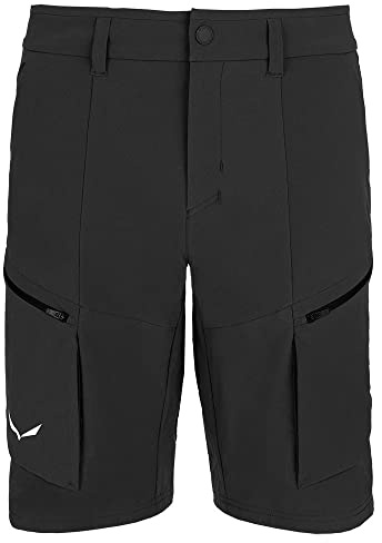 Salewa Puez Durastretch Cargo Shorts Herren, Schwarz, M