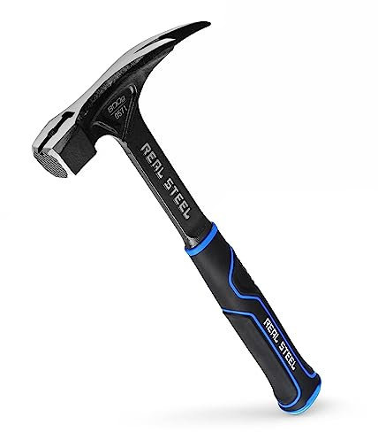 REAL STEEL 0571 Schmiedehammer mit gefräster Schlagfläche, 600 g