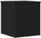 vidaXL Minimalistische Schwarze Eichen-Aufbewahrungstruhe 40 X 42 46 cm Massivholz Matt Innenmöbel Wohnzimmer Organizer Schlafzimmer Stylische Lösungen Optionen Zeitgenössisch Für Flur