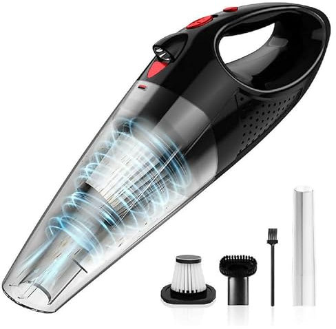 Reiteag Oryzom® Akku Staubsauger Testsieger, Oryzom Handstaubsauger Akku ， Kabelloser Nass- & Trockensauger Mit Led Für Autositze, Teppich, Treppe, Tierhaare