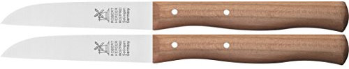 2x Gemüsemesser, kleines Küchenmesser, Schälmesser, 6,5 cm Windmühlenmesser Kirschbaum
