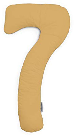 Theraline my7 Ersatzbezug für Seitenschläferkissen, Bezug aus feiner Bambus-Viskose + Bio Baumwolle, Bamboo Collection, Farbe: Bernstein Bambus-Kollektion