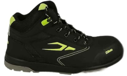 Beta 7321Na - Zapatos de Seguridad Ligeros y Altos S3 RS SRC - EN ISO 20345:2011 de acción Nobuck Resistente al Agua, Zapatos de Trabajo para Hombre con Refuerzo antiabrasión y Soporte de Estabilidad