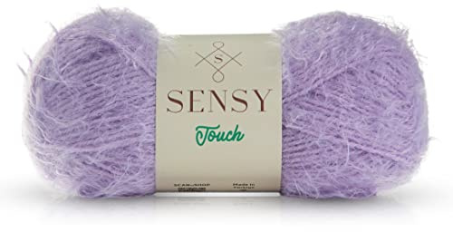 Sensy Touch Garn, 39 g, 268 meter, mätare 3 ljus (Lilac)