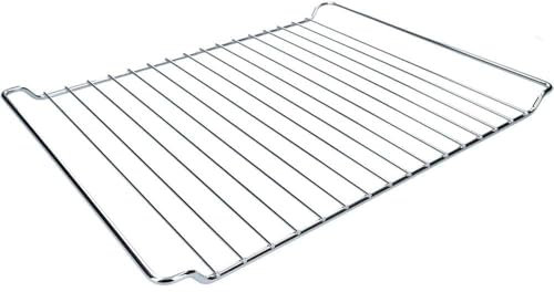 Anakel Home Ersatz-Ofenrost, Ofenblech 481245819334, kompatibel mit Whirlpool, Ignis, Algor, Bauknecht-Ofen | Einfache Reinigung, Edelstahl, 445 x 340 x 22 mm