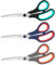 Forbici 3 Pezzi, 21cm Forbici Ufficio Multiuso con Lame Ultra Affilate Spesse 2,5mm, Impugnatura Comoda, Forbice in Acciaio Inossidabile per Impieghi Gravosi, Forbici per Mancini/Destrimani