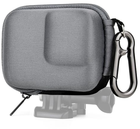 GEPULY Mini Hard Carrying Case Bag with Carabiner for DJI OSMO 5 Pro GoPro Hero 13 12 11 10 9 Protective Portable Travel Storage Case Accessories