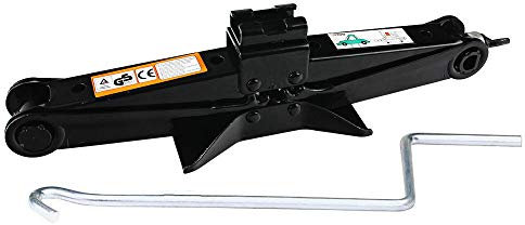 Wagenheber Scherenwagenheber mit Handkurbel, 2 Tonnen Scherenwagenheber Wagenheber, Maximale Höhe 390 mm