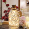 LED Flaschenlicht mit Spruch - Schön, dass es Dich gibt,Geschenke Jugendweihe,Flaschenlicht für Konfirmation Geschenk Freundin Lieblingsmensch Flasche mit Lichterkette,Personalisierte Flaschenlicht