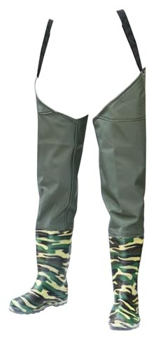 Wathose wasserdichte Angelstiefel Watstiefel Leichte Wathose Für Herren Und Frauen Outdoor-Garten-/Landwirtschafts-/Jagd-Hüftstiefel Anti-Rutsch(44 EU)