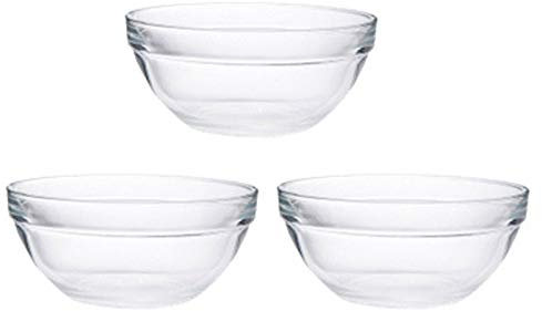 Ciotole per Immersione Ciotole per Insalata in Vetro Set di Ciotole per Immersione Ciotole per Immersione in soia per Sushi Piatti per servire Snack Piatti Rotondi per condire Piatti per Frutta secca