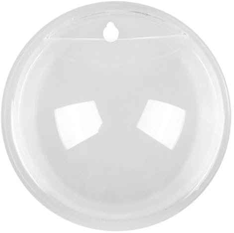 TOYANDONA Boccia Per Pesci Da Parete in Acrilico Trasparente Per Piante Da Appendere Decorazione e Ufficio