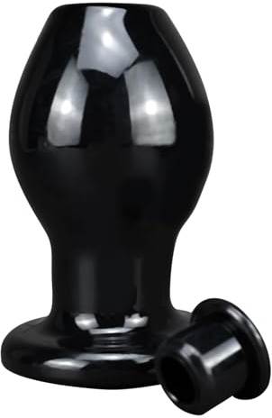 Plug anale cavo con connettore, giocattolo anale butt plug, speculum anale, dilatatore vaginale, tunnel anale, divaricatore anale,giocattolo sessuale erotico per donne e uomini (L)
