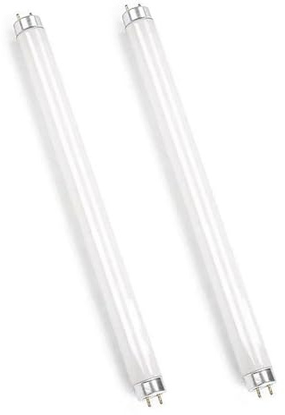 generico Tubi Fluorescenti T8 Da 450mm 15W 2 Pezzi, T8 Bianco Freddo 6500K, Attacco G13, Luce a Basso Consumo Energetico, Luce Di Emergenza a Risparmio Energetico, per Cucina, Bagno, Armadio, Garage