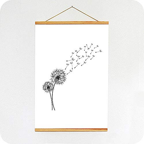 SPRINTIS Posterleiste 85 cm, holz, magnetische Posterschiene aus Kiefernholz für A0 Format, Poster Aufhänger als gestalterisches Element