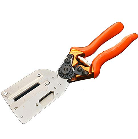 Gartenschere, Garten Ratschenschere, Multifunktionale Einhand Pfropfen Schneidwerkzeug Veredelungsschere für Garten Blumen Baum Obstbaum Pflanzenzweige, Ergonomisches Griffdesign