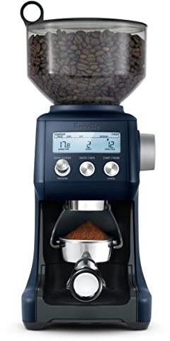 Breville BCG820DBL1BUS1 The Smart Pro Electric_Food_Mill_Grinder, Stainless Steel, Damson Blue
