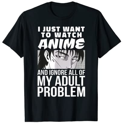 Anime Fan Anime Todo el día Anime Manga y Anime amante Camiseta