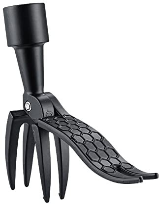 DaMohony Levántese el extractor de deshierbe, 4 garras extractor de raíz de maleza manual herramienta de deshierbe el jardín Rooter