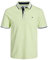 Jack & Jones Herren Slim Fit Polo Shirt JJEPAULOS Uni Sommer Hemd Kragen Kurz Arm Basic Pique Cotton, Wild Lime/Detail:play , XS