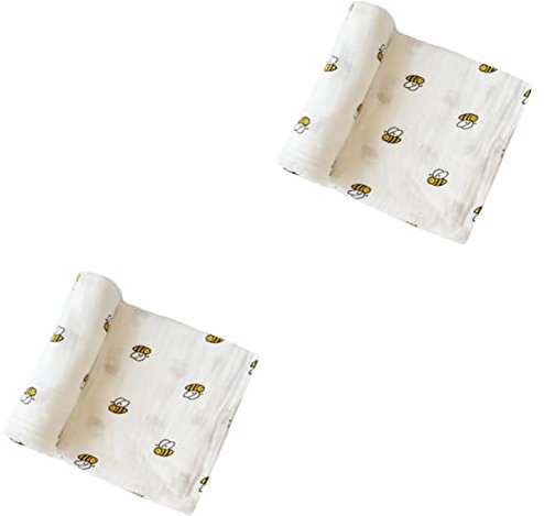 Toyvian 2 -Pucktücher - - Decken Für Babys Puckdecken Kleinkinder- - -Spucktücher -Must-Haves para- Baumwollgaze Neugeborene
