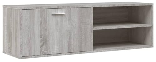 vidaXL Tv-bänk grå sonoma 120x34x37 cm konstruerat trä