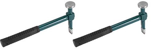rieder Lot de 2 marteaux de réparation pour carrosserie en métal - Outil à main - Clou droit - Pointe convexe - Marteau de percussion