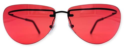 Myrò - Gafas de tiro y polígono deportivo modelo Dinamic Ultra ligeras con lentes de color rojo de alto rendimiento, Gafas Proteccion Made in Italy