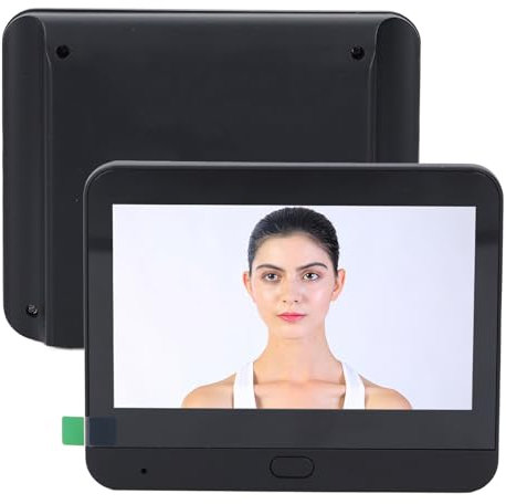 Campanello con Telecamera Spioncino, Schermo LCD IPS 4,3 Pollici Spioncino Digitale 1080P Conversazione Bidirezionale Rilevamento Movimento PIR Telecamera Spioncino