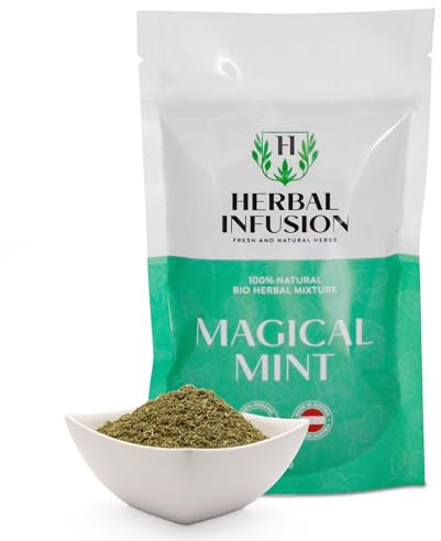 Herbal Infusion Magical Mint mélange d'herbes douces - mélange d'herbes à base de menthe, de molène et de feuilles de framboisier - herbes apaisantes