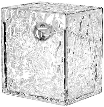 Jrhncy Wattestäbchen Behälter,ABS+PET Wattepadspender,Wattepads Aufbewahrung,q tips Organizer,Wandmontiert Spender Container Box für Cotton pads,Cotton Swab,Cotton balls Haargummi,Makeup,Büroklammern