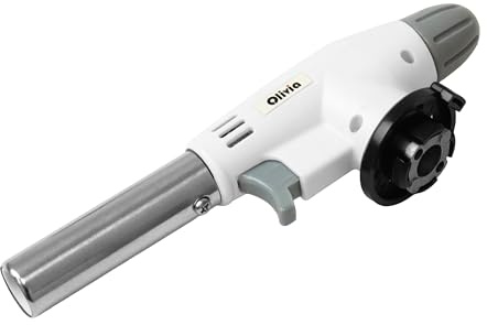 Cannello a Torcia senza Bombola Gas – Testina da collegare a bombola (non inclusa), confezione singola 1/10